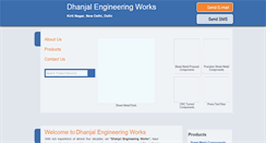 Desktop Screenshot of dhanjalengg.co.in